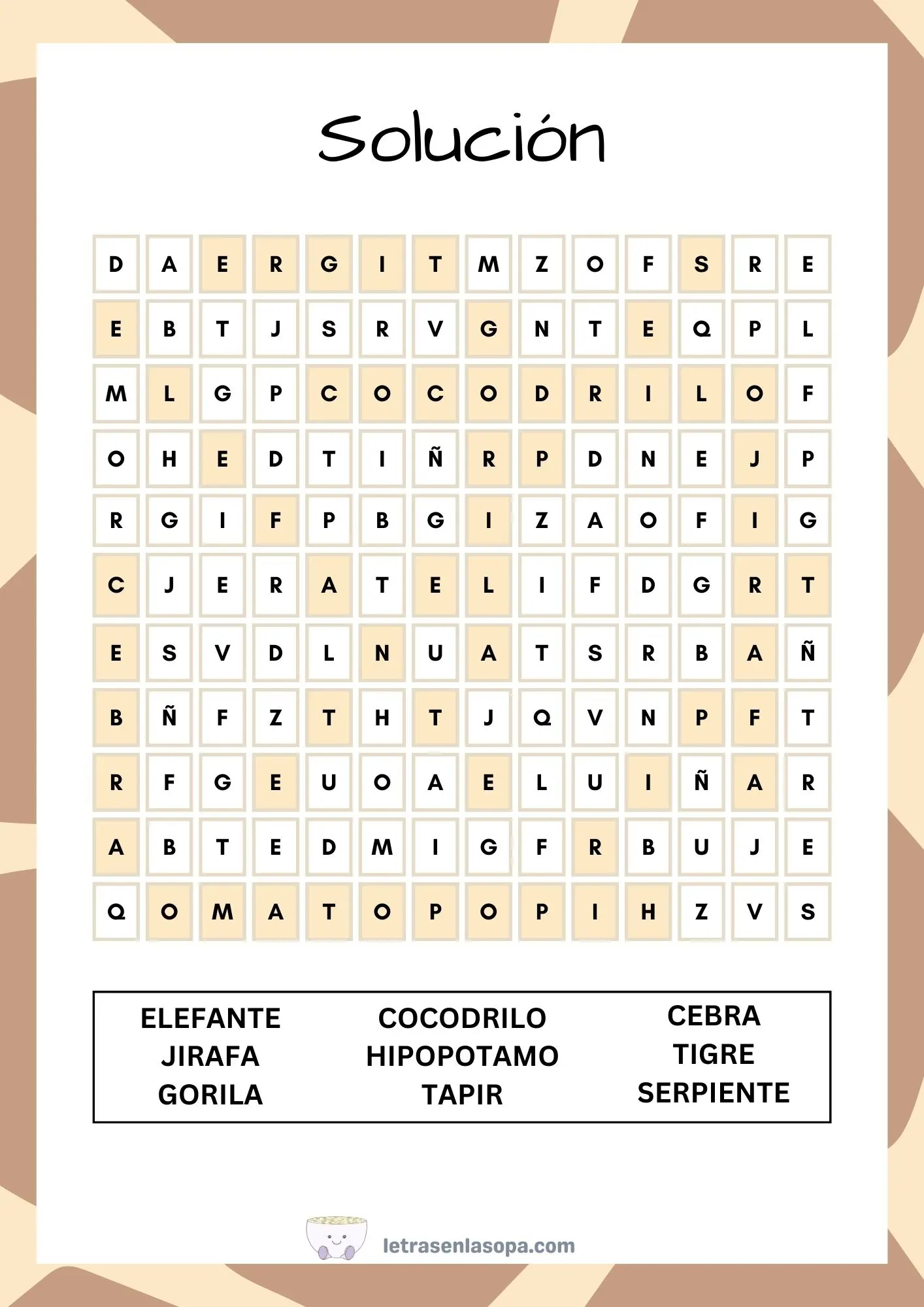 sopas de letras niños dificiles soluciones sopas de letras niños dificiles soluciones