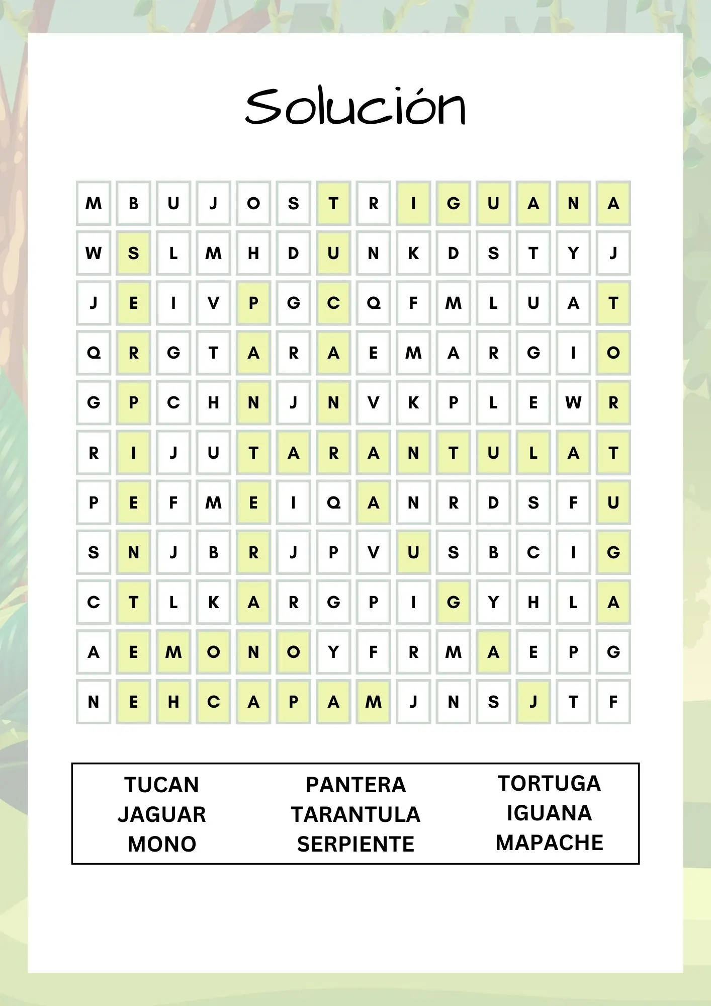 sopas de letras niños dificiles soluciones sopas de letras niños dificiles soluciones