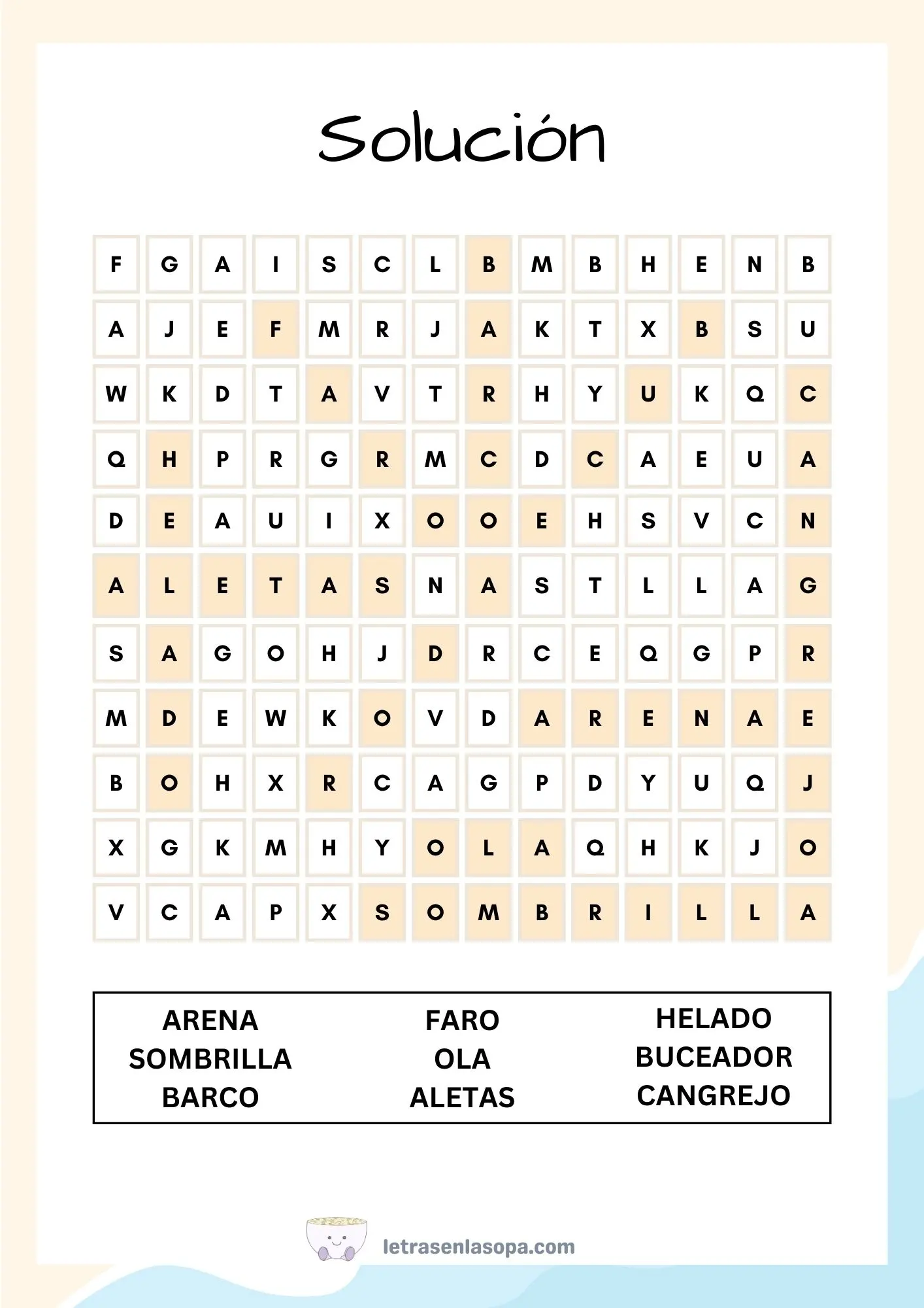 sopas de letras niños dificiles soluciones sopas de letras niños dificiles soluciones